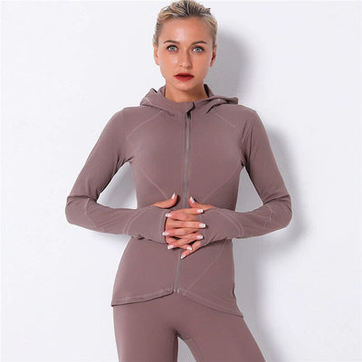 Veste Sport Capuche Zippée - Lovy Veste Ultime Legging : Legging Femme | Vêtements de Sport 